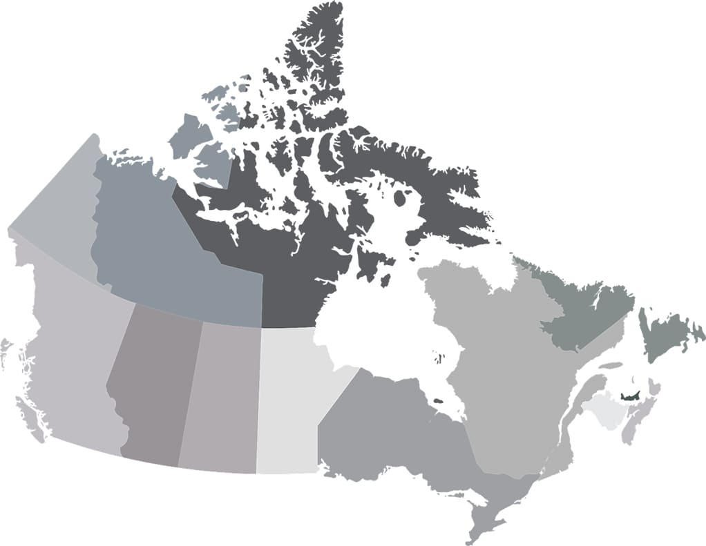 Printable Canada Province Map
