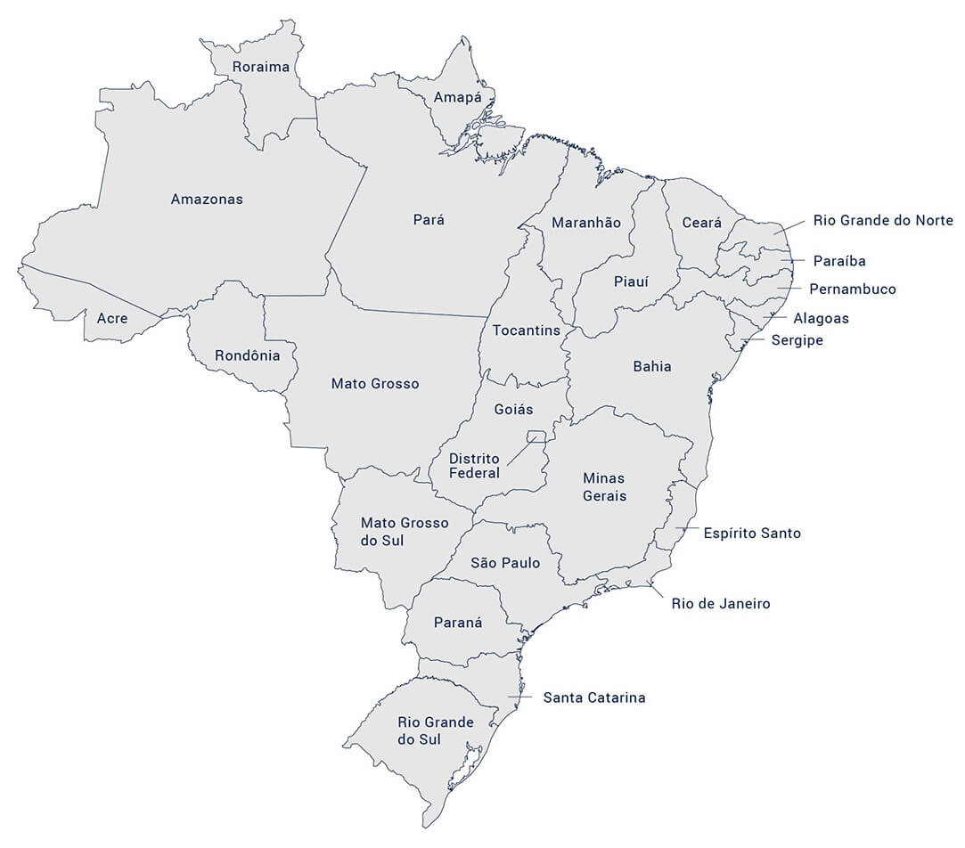 Printable Capital Of Brazil Map