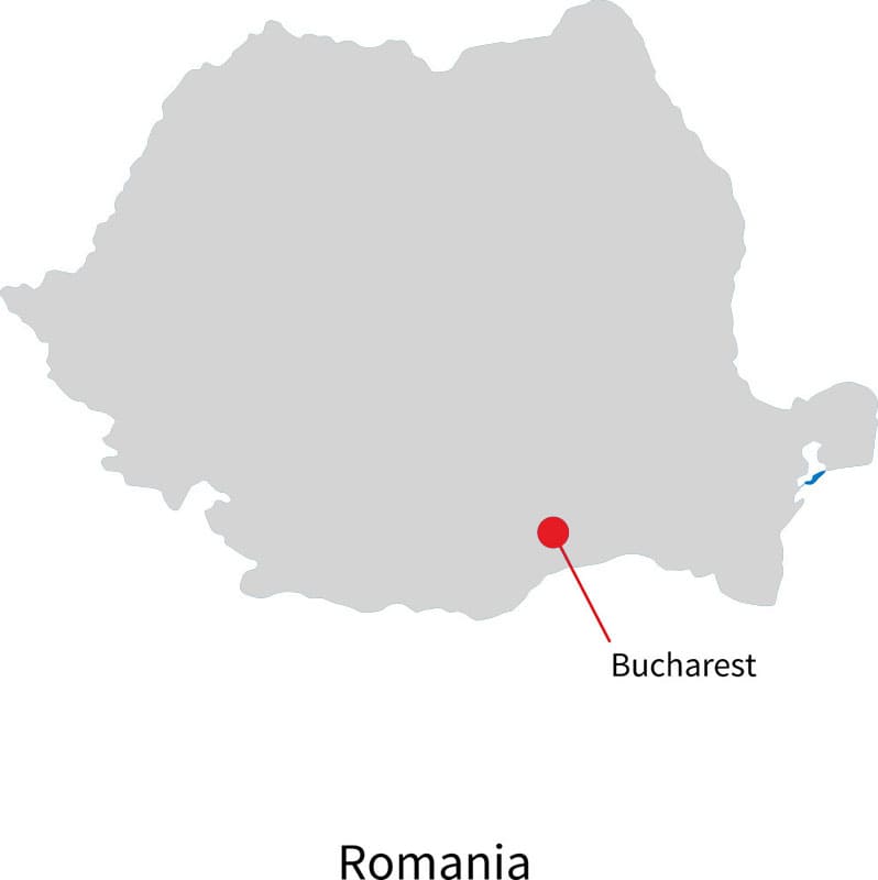 Printable Capital Of Romania Map