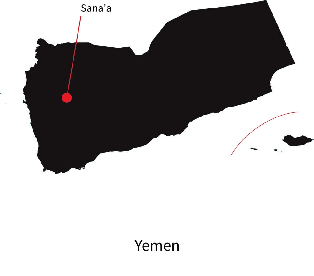 Printable Capital Of Yemen Map