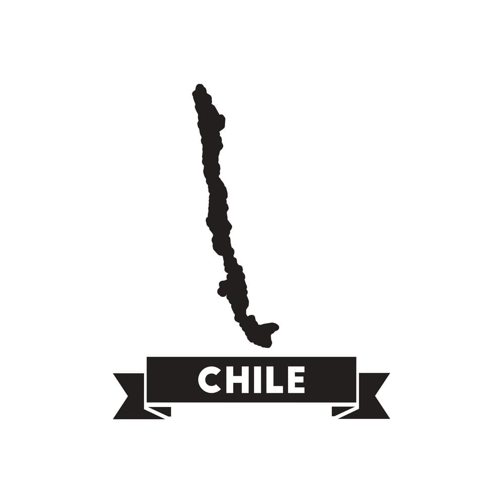 Printable Chile Map Icon
