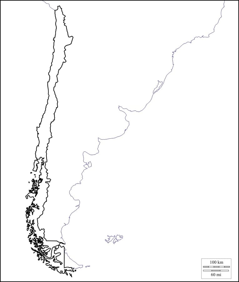 Printable Chile Map With Regions