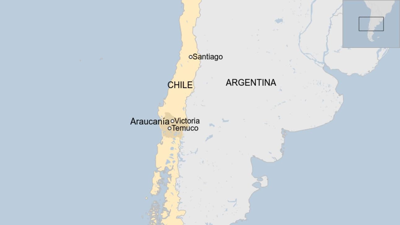 Printable Chile Map World
