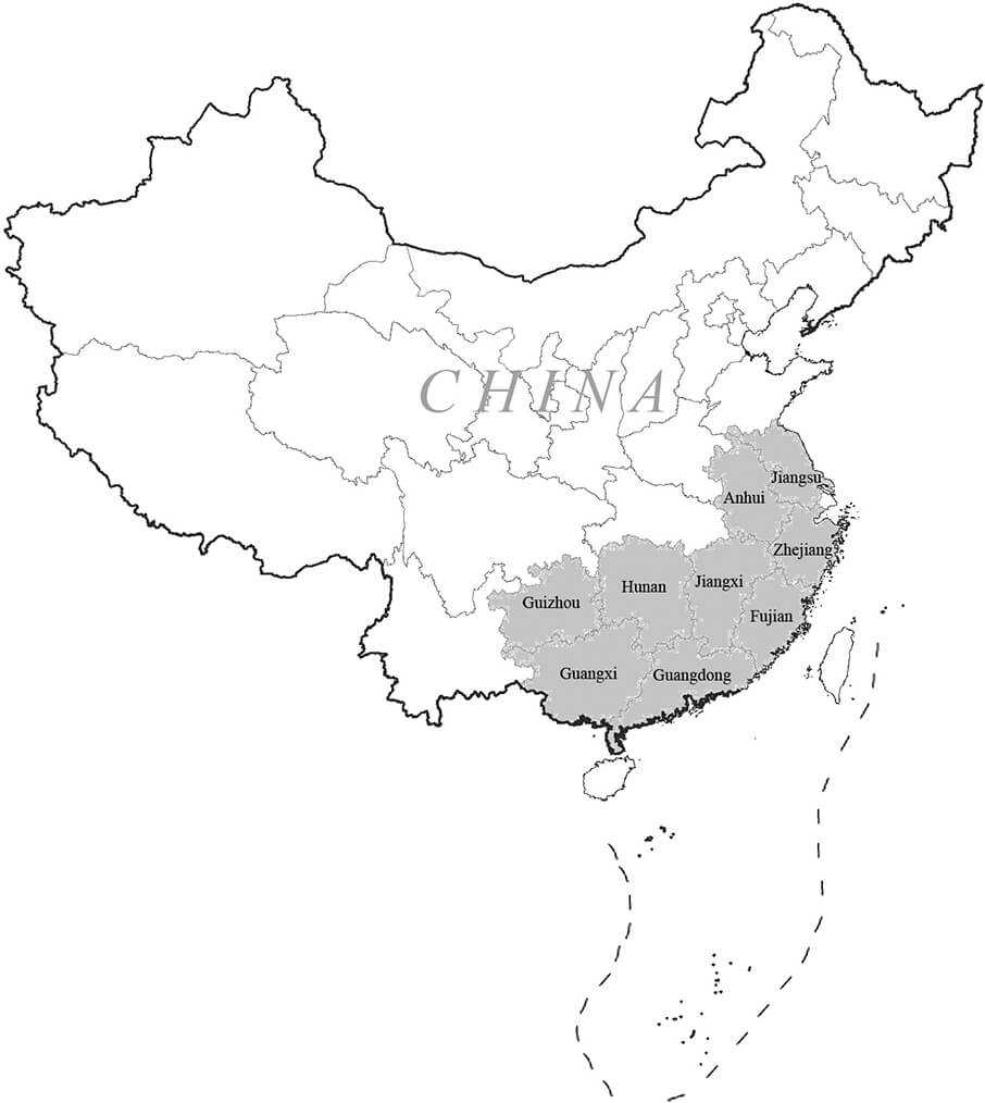 Printable China Map 5