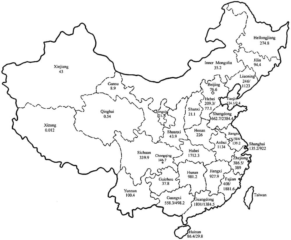 Printable China Map Province And Cities