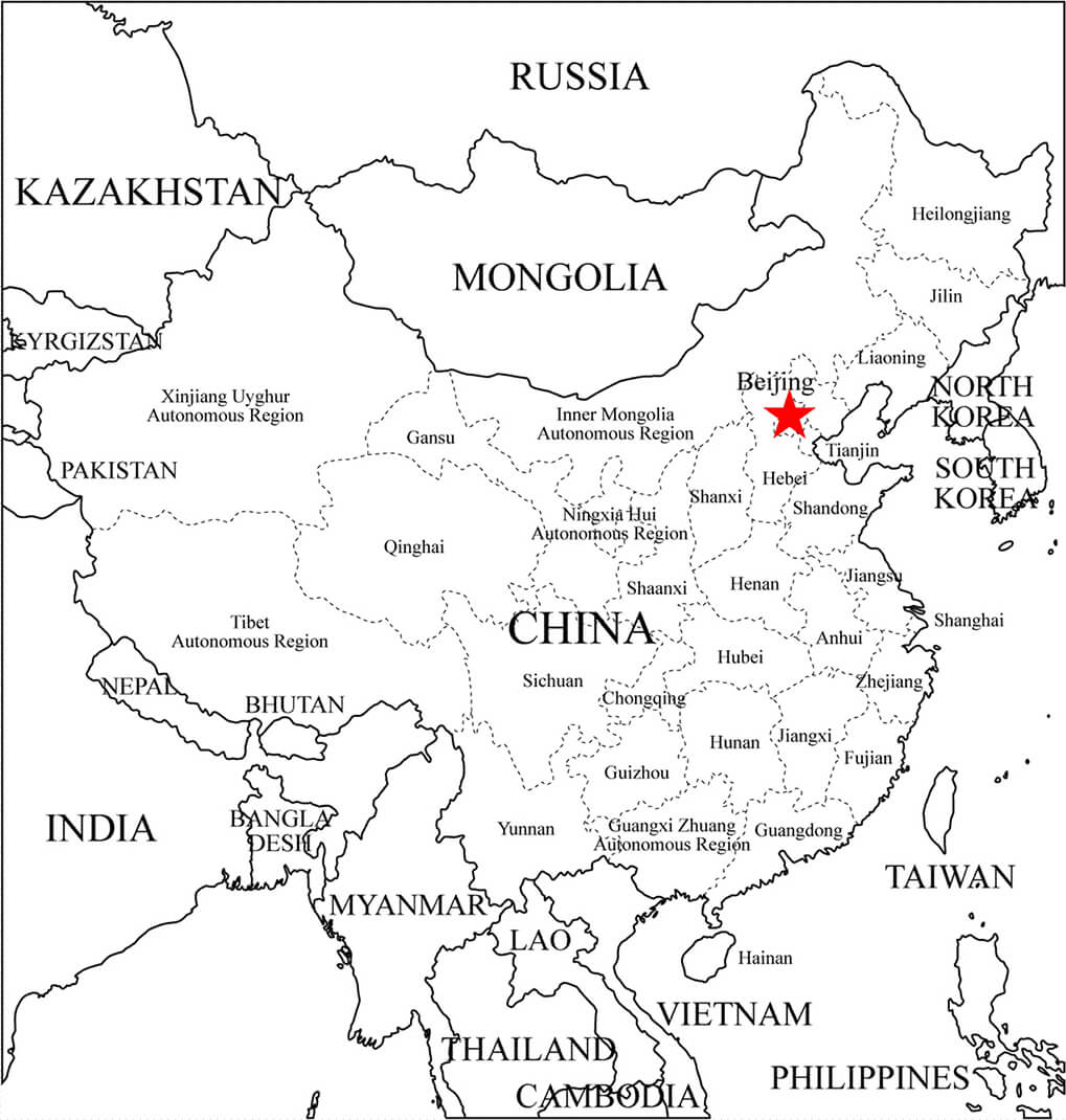 Printable China Map Province