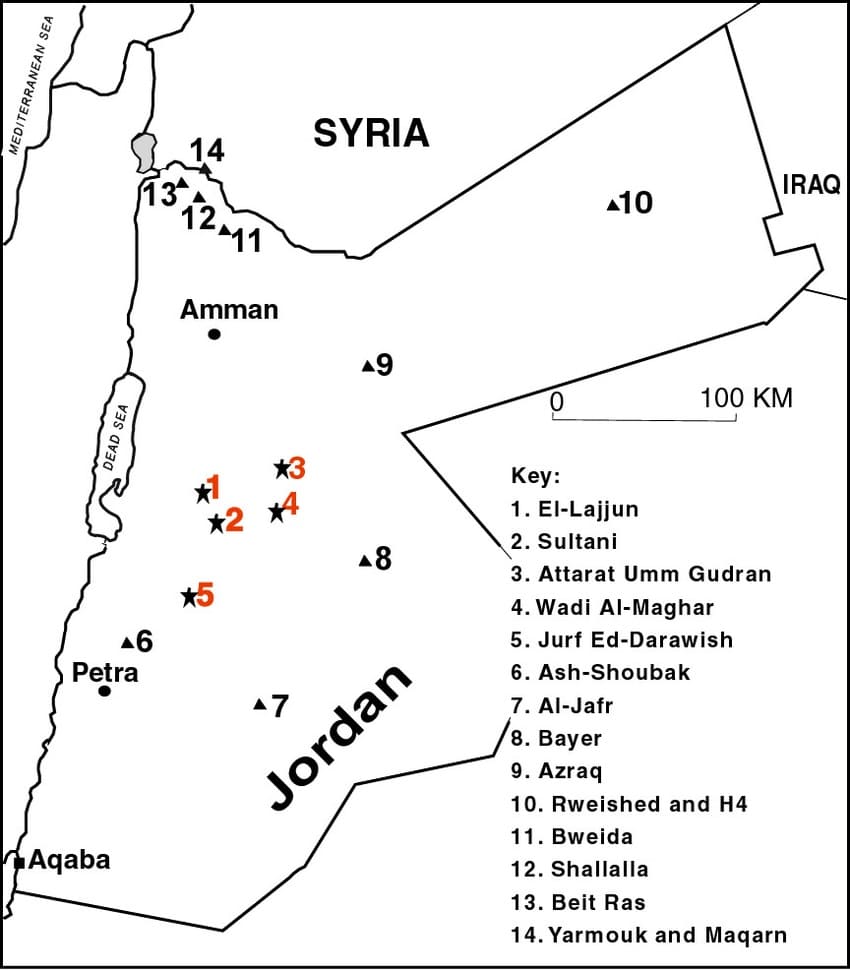 Printable Cities In Jordan Map
