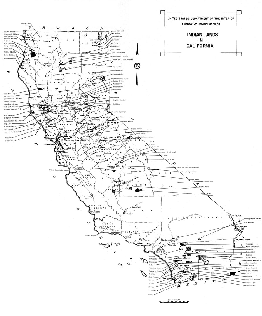 Printable County Map California