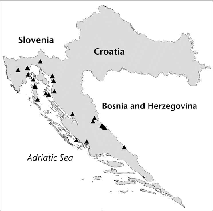 Printable Croatia Map With Locations