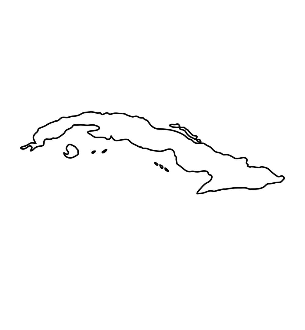 Printable Cuba Map