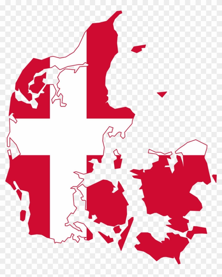 Printable Denmark Map Outline