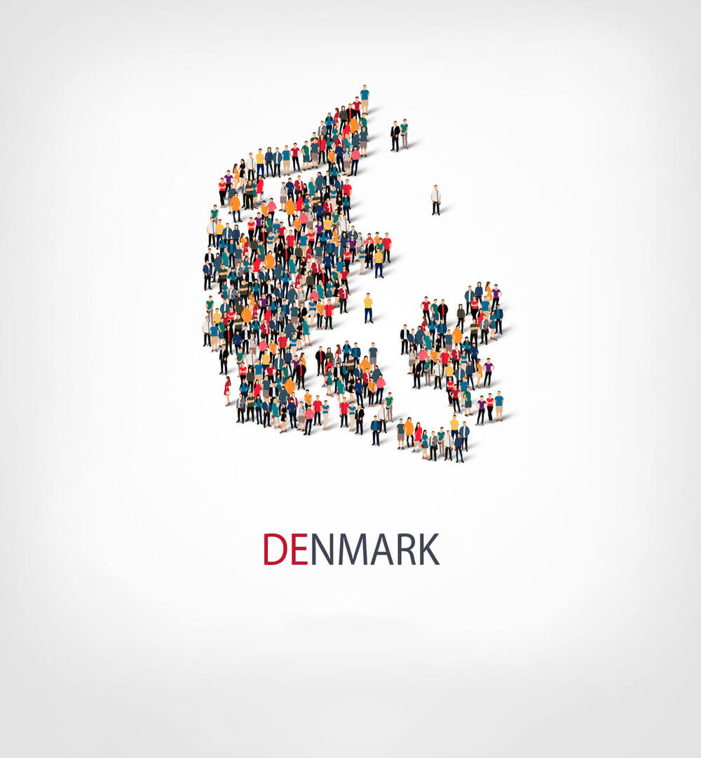 Printable Denmark Map People Country