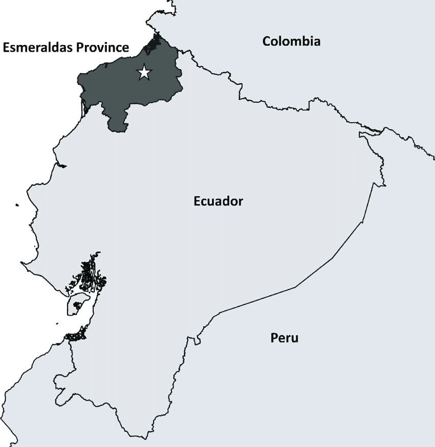Printable Ecuador Location On Map