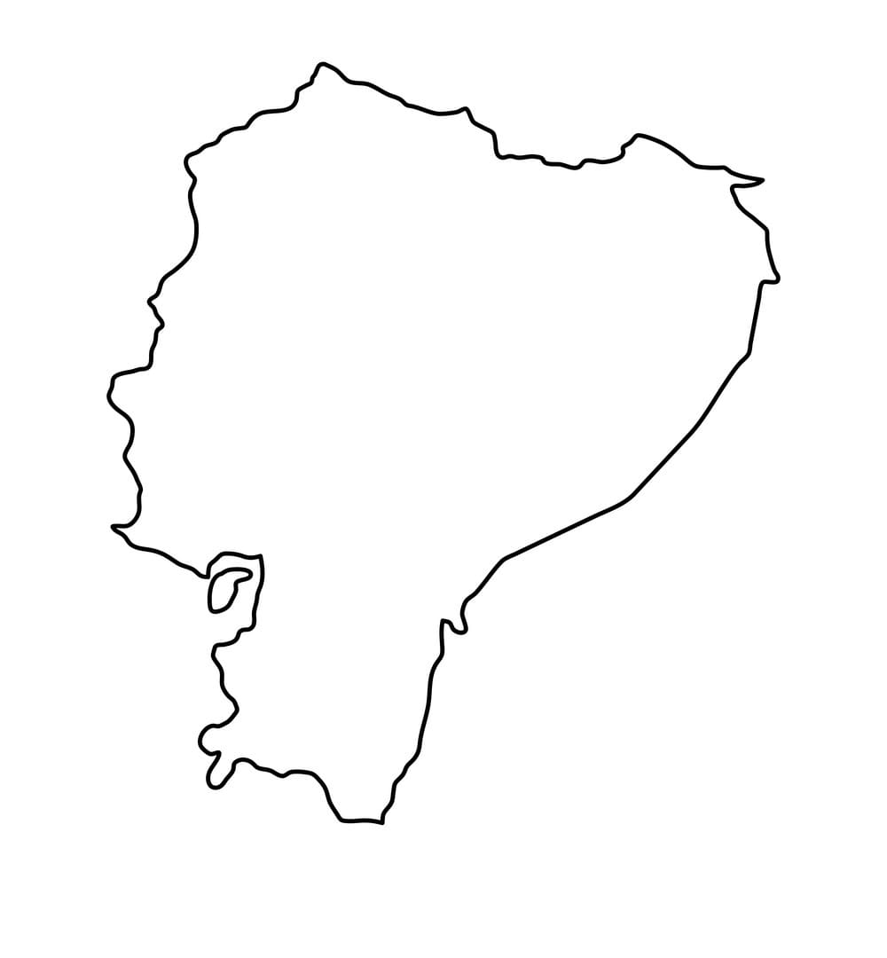 Printable Ecuador On Map