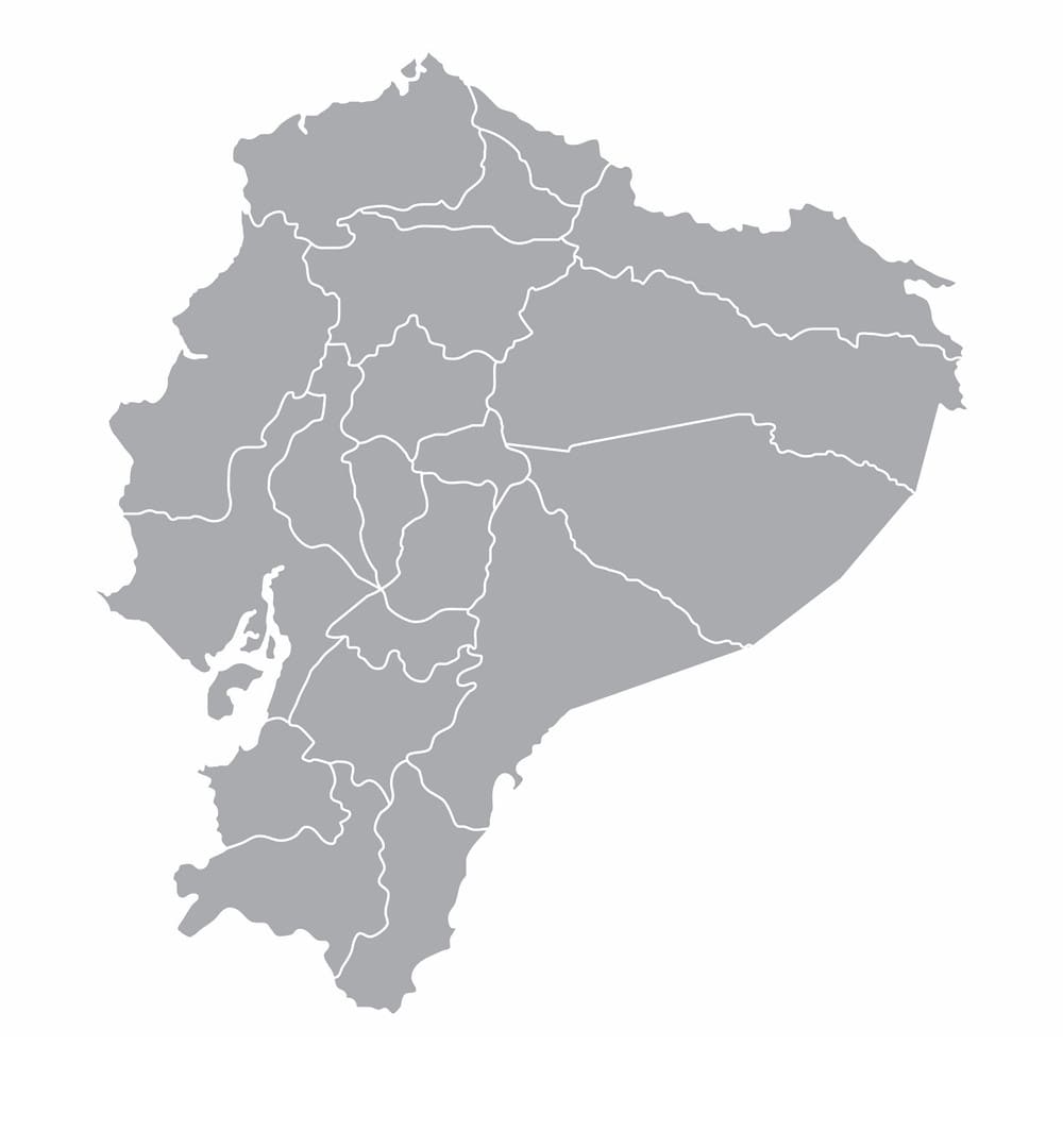 Printable Ecuador Province Map