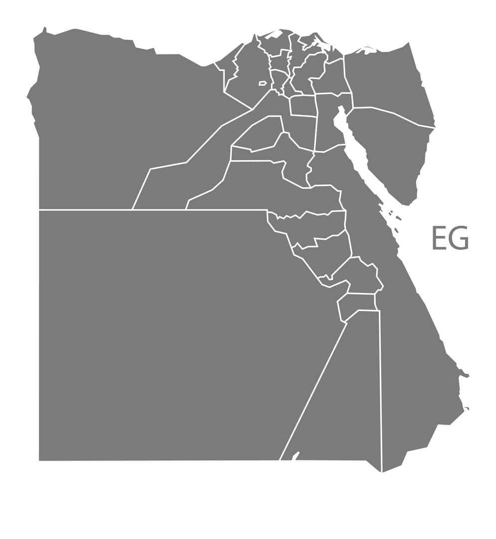 Printable Egypt On A Map