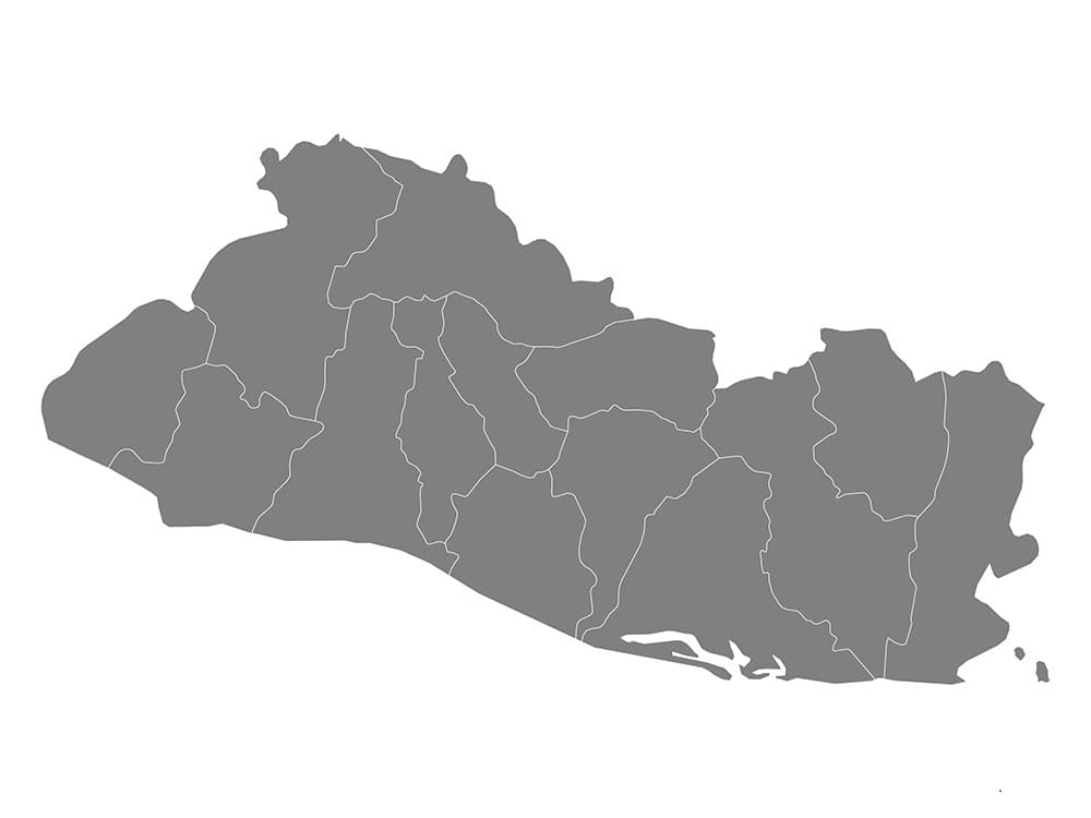 Printable El Salvador On A Map