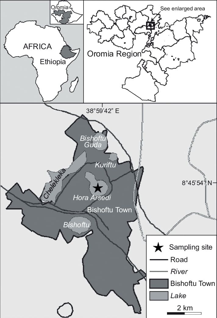 Printable Ethiopia Africa Map