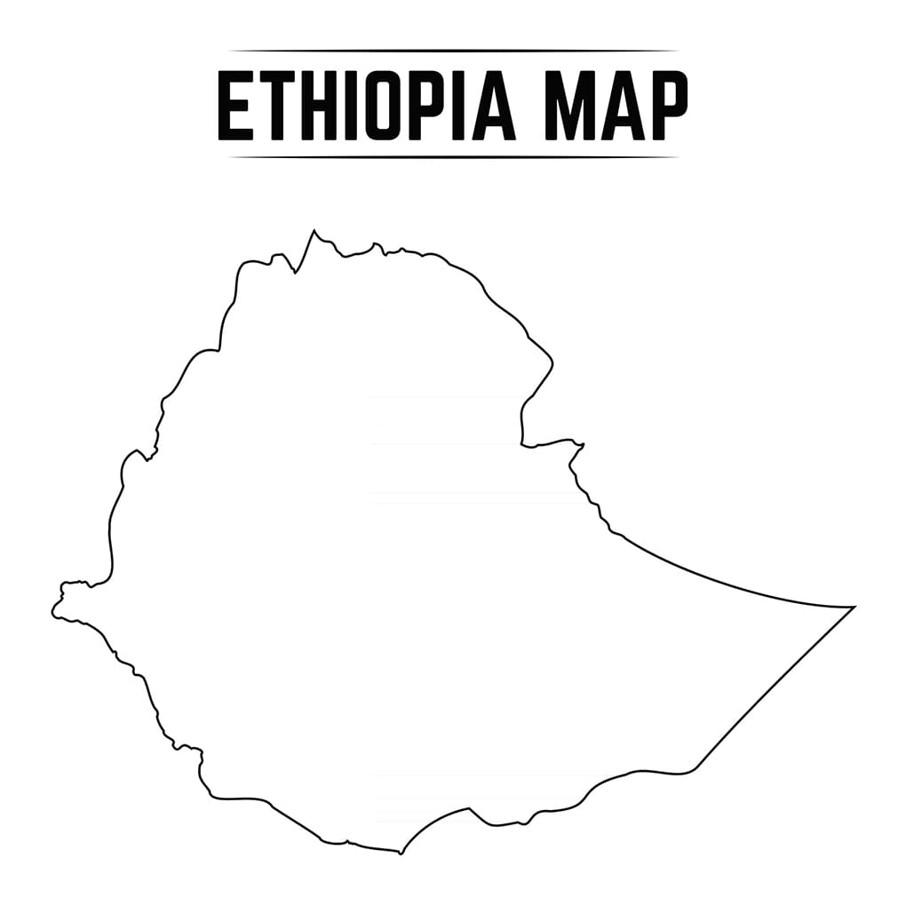 Printable Ethiopia Map