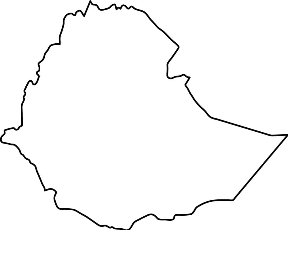 Printable Ethiopia On Map