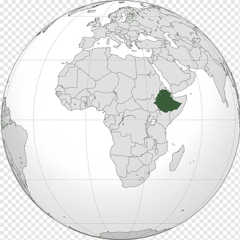 Printable Ethiopia On World Map