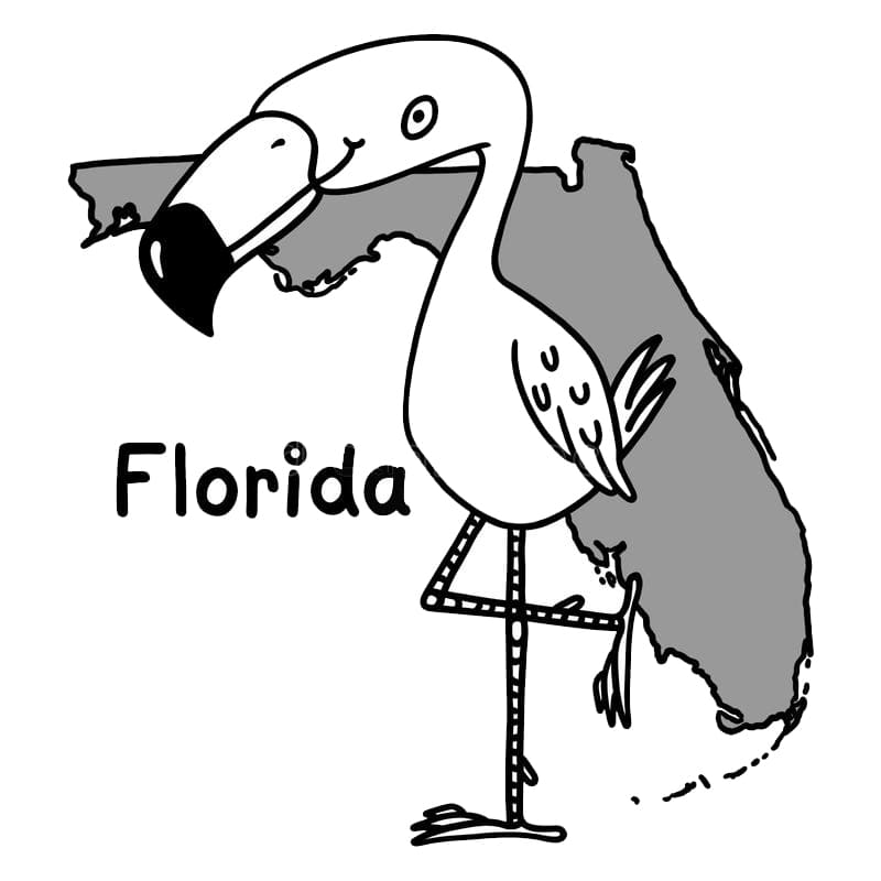 Printable Florida On Map
