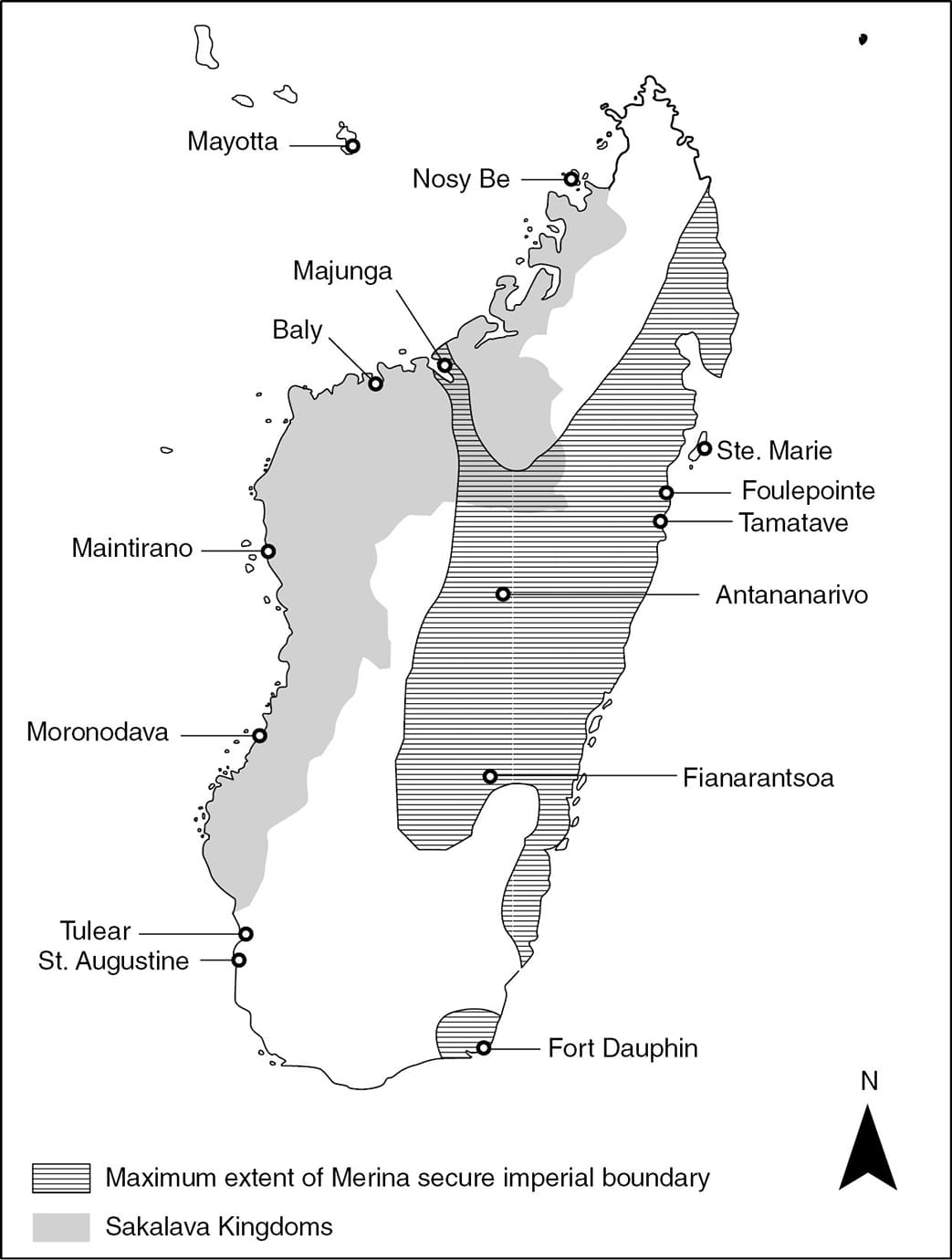 Printable Geographic Map Of Madagascar