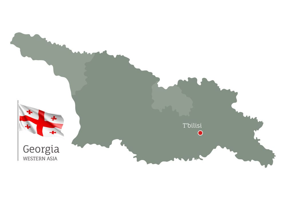 Printable Georgia City Map