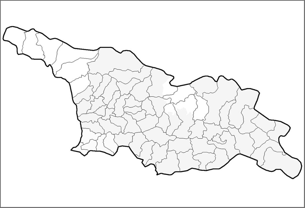 Printable Georgia On A Map