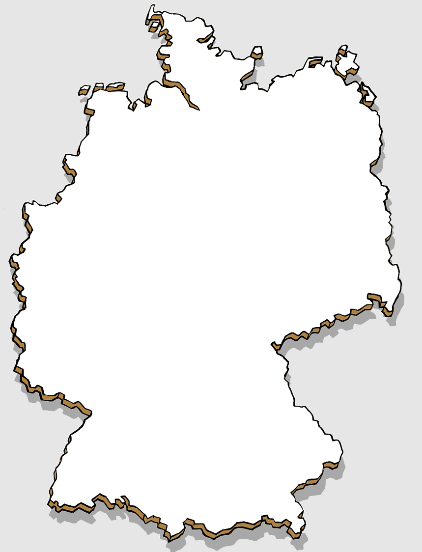 Printable Germany Map 6