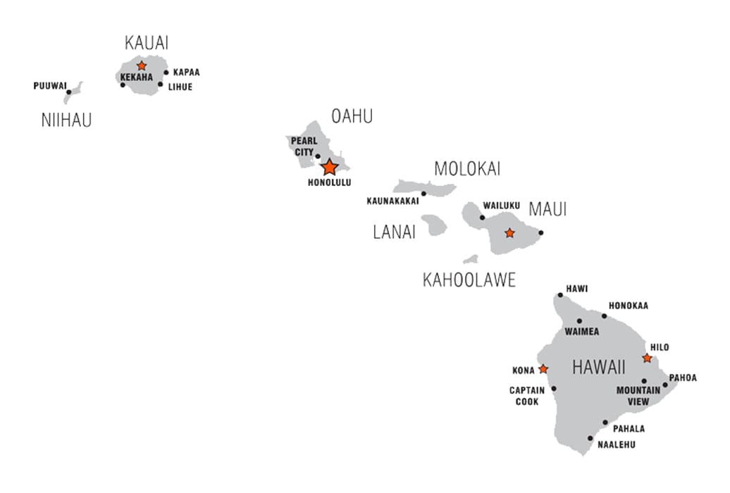 Printable Hawaii Big Island Map