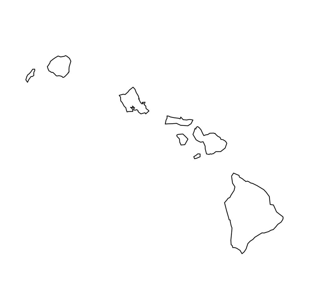 Printable Hawaii On Map