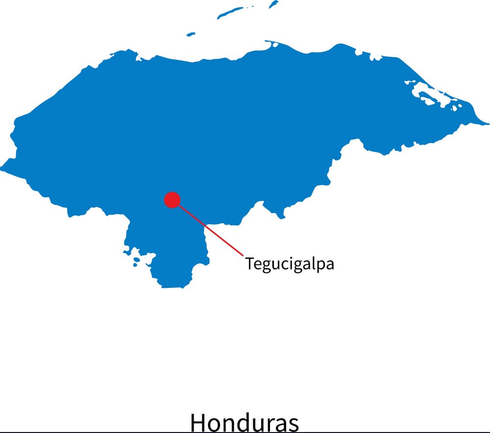 Printable Honduras On The Map