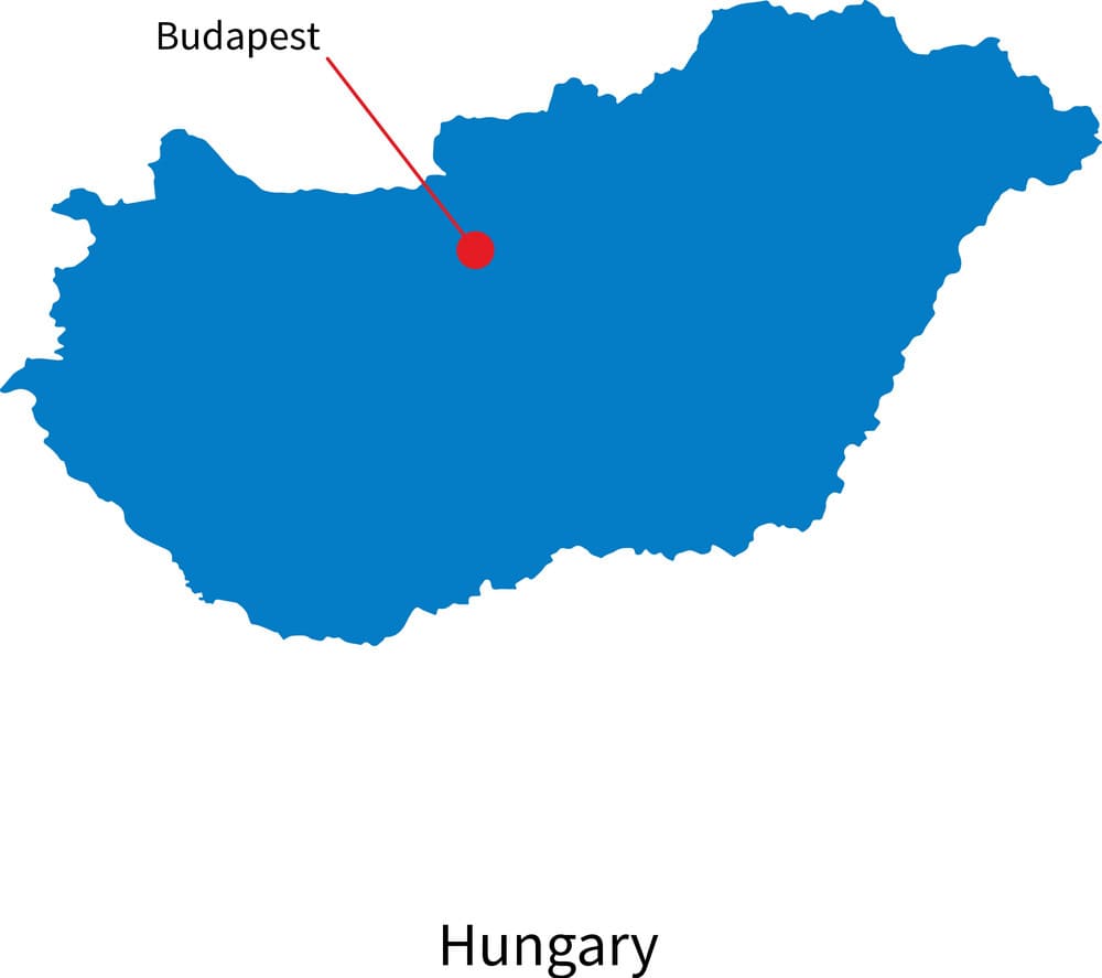 Printable Hungary Map Cities