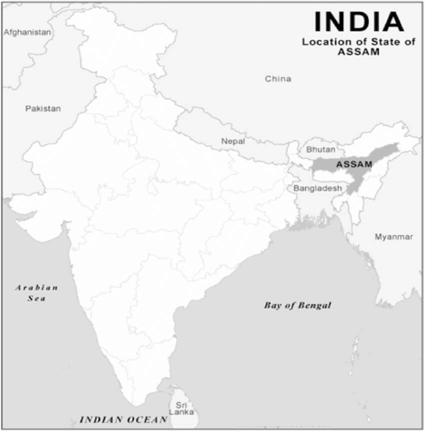 Printable India Map 2