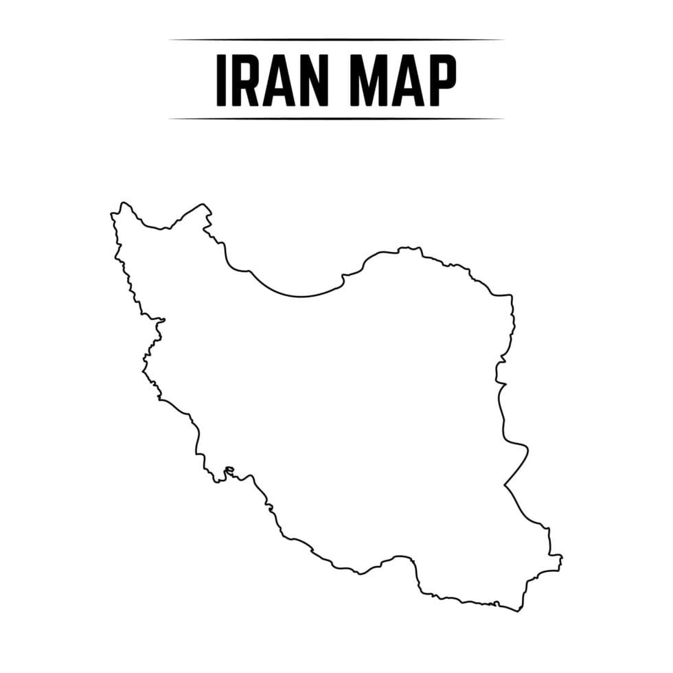 Printable Iran Map
