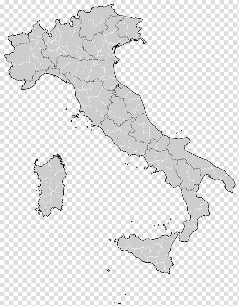 Printable Italy Map Language Regions