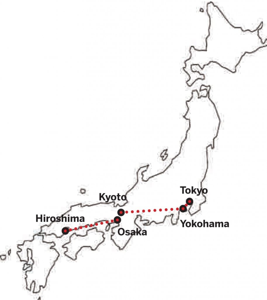 Printable Japan Map Cities