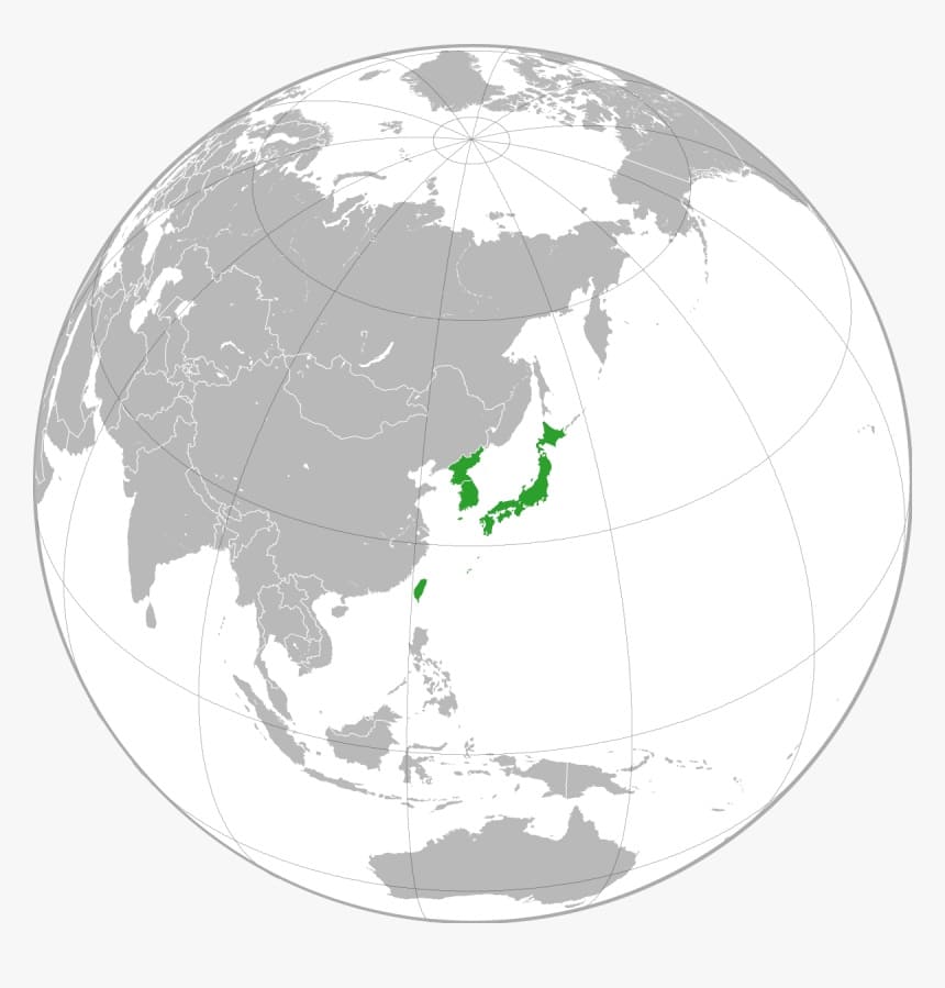 Printable Japan On World Map