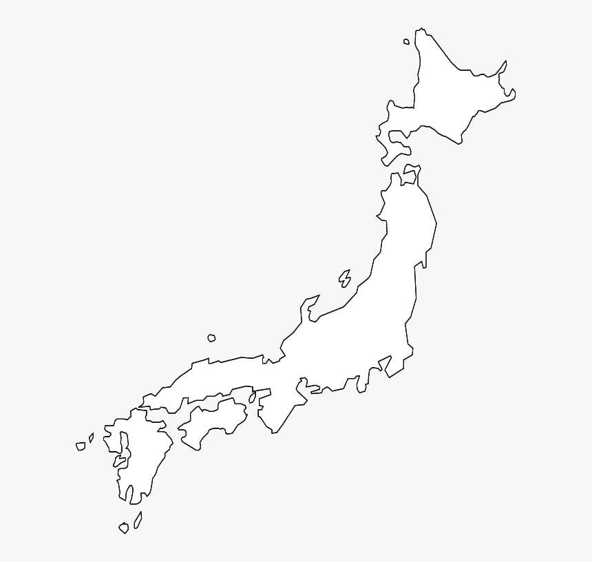 Printable Japan Outline Map