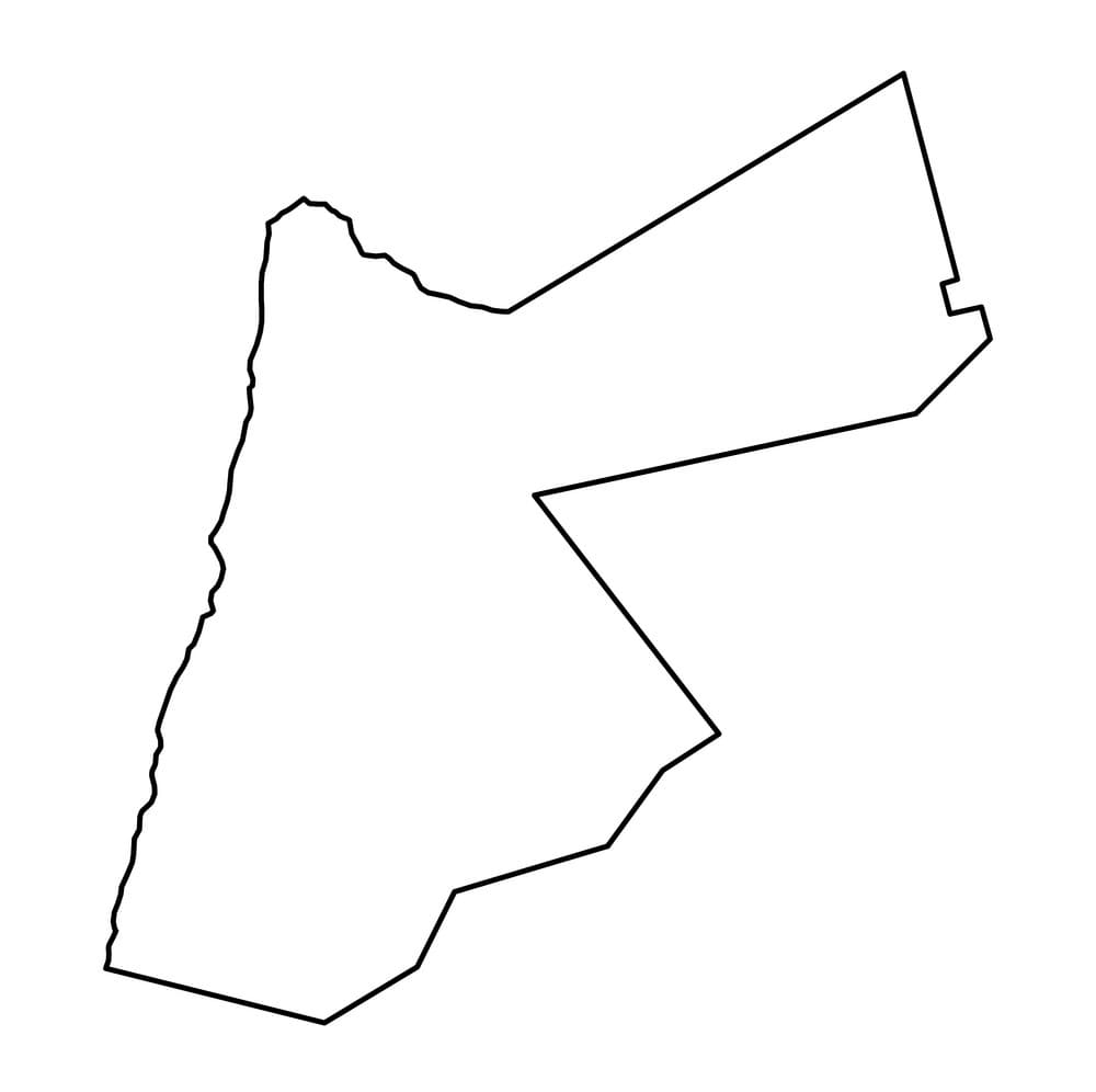 Printable Jordan Map