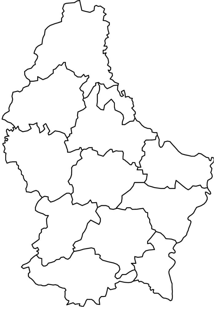 Printable Luxembourg On Map