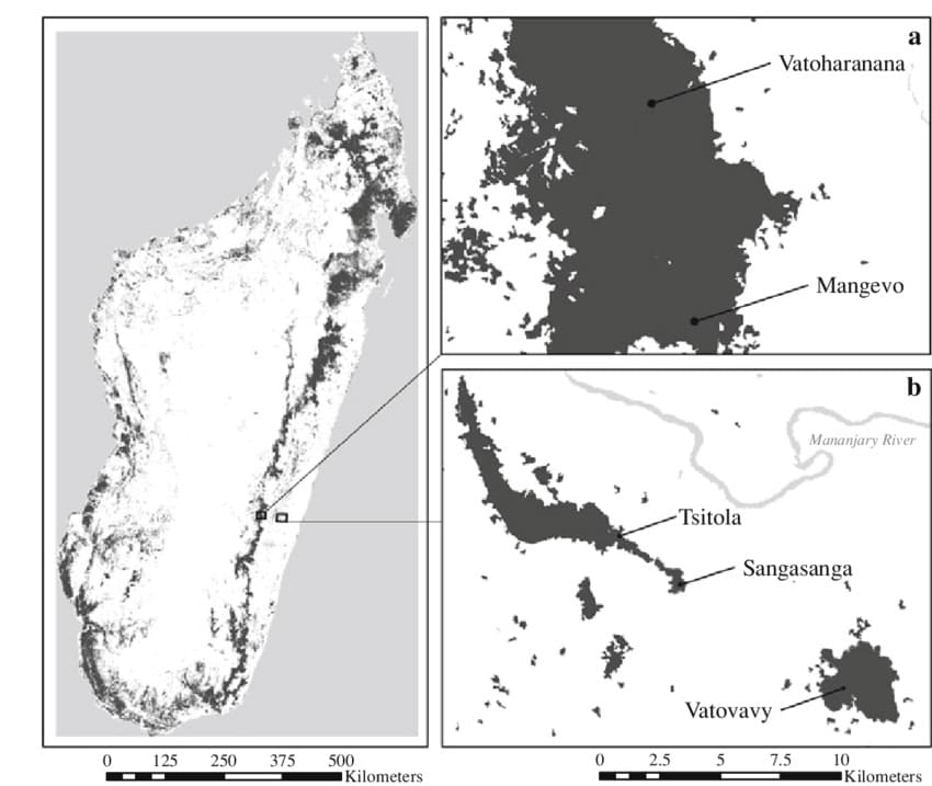 Printable Madagascar Landforms Map