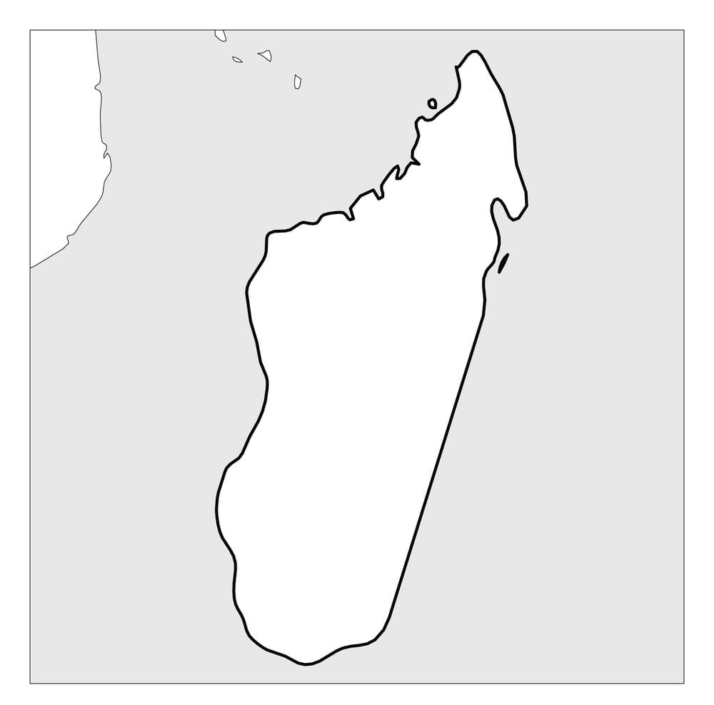 Printable Madagascar On The Map