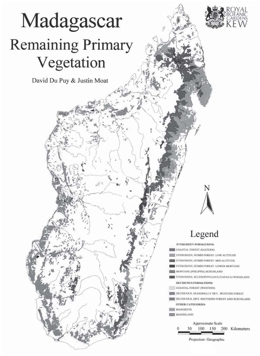 Printable Madagascar Physical Map