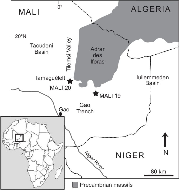 Printable Mali Location On Map
