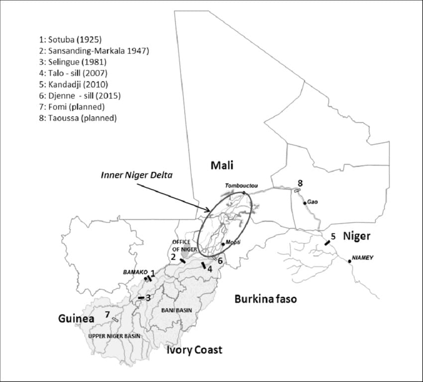 Printable Mali Religion Map