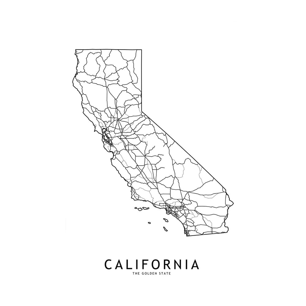 Printable Map California