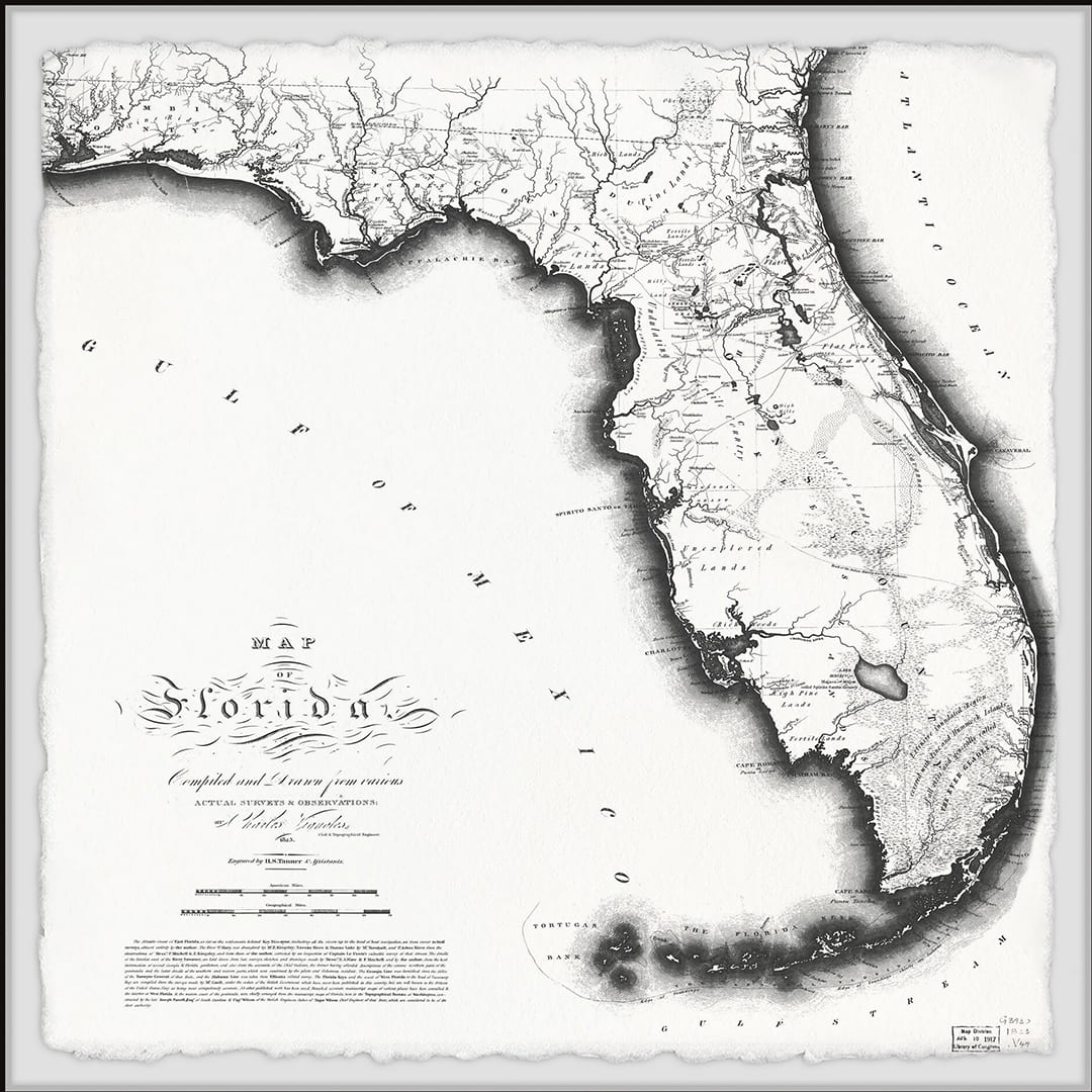 Printable Map Florida Beaches