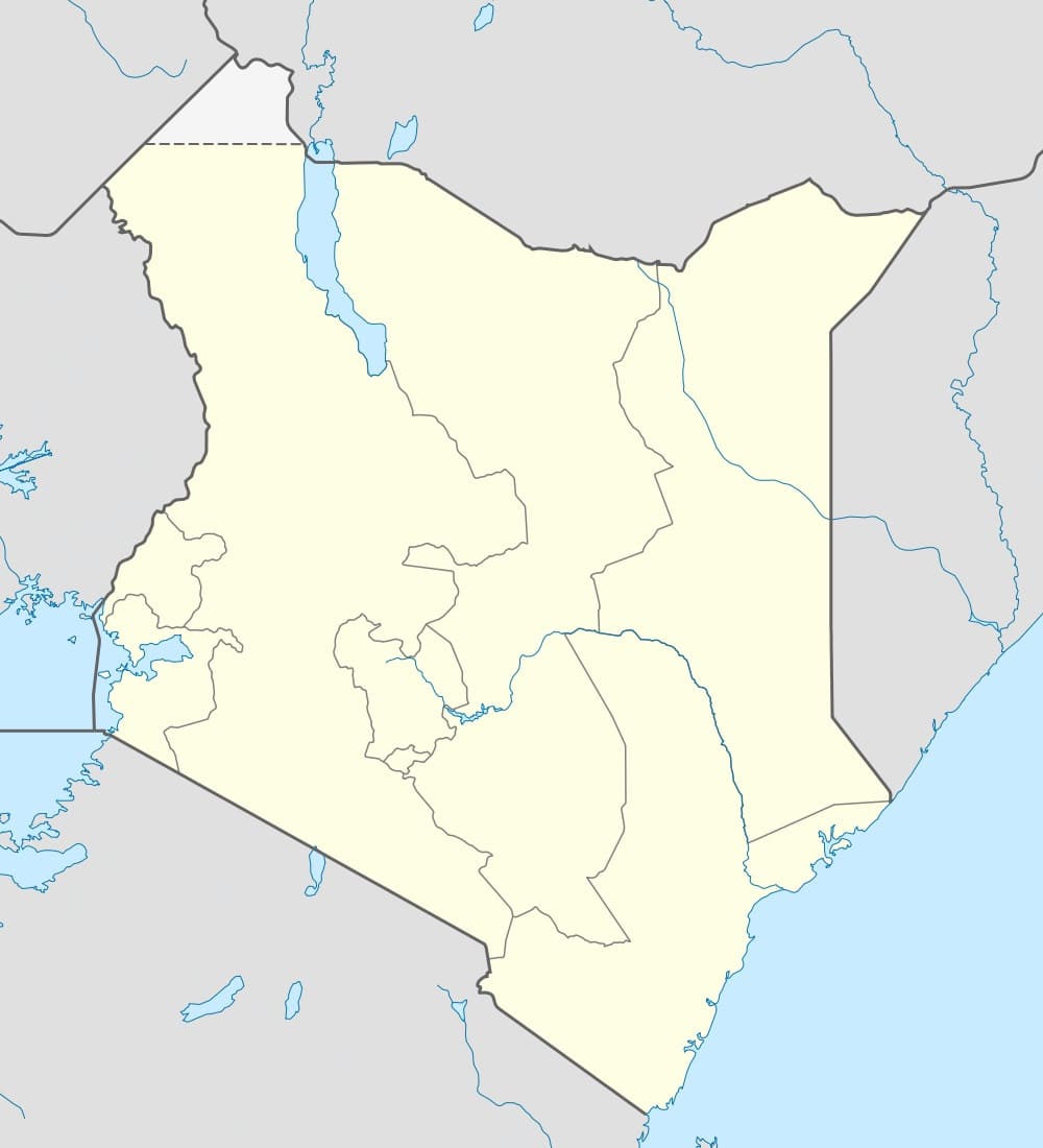Printable Map Kenya
